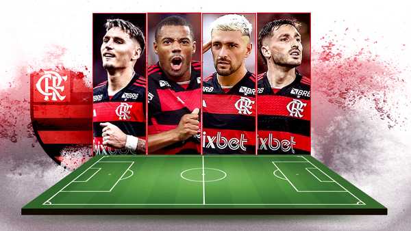 Retornos dos uruguaios e desfalques marcam equipe do Flamengo contra o Criciúma; confira o time ideal