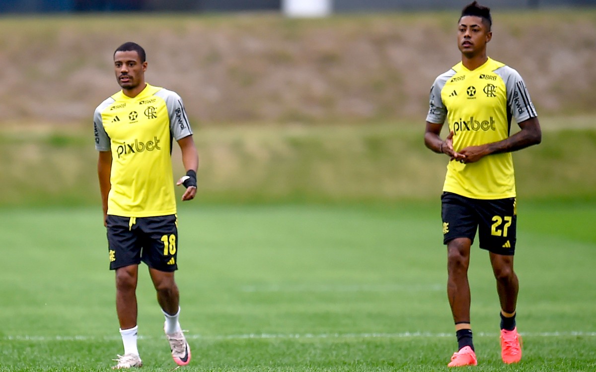 Bruno Henrique e De La Cruz são reforços no jogo do Flamengo