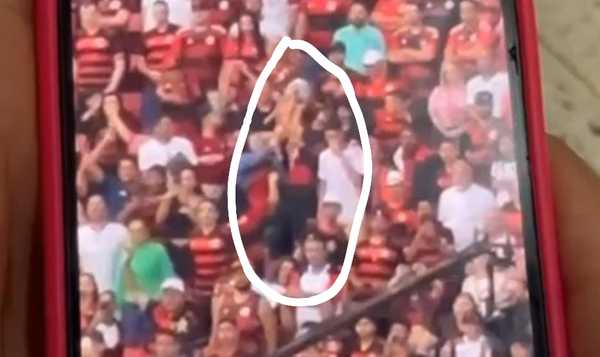 Vídeo flagra torcedor do Flamengo errando ao jogar a bola para o campo: 'Errei o gandula' - Chama o VAR!