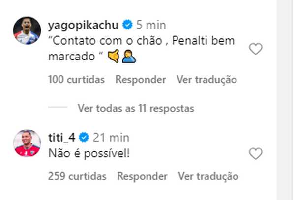 Atletas do Fortaleza criticam arbitragem por pênalti marcado a favor do Flamengo: “Contato com o chão”