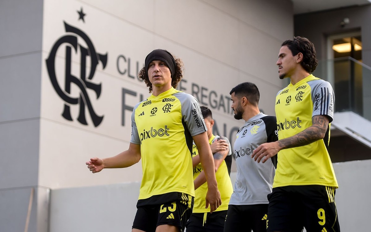 Flamengo tem 4 jogadores ausentes e 4 pendurados para o jogo de hoje.