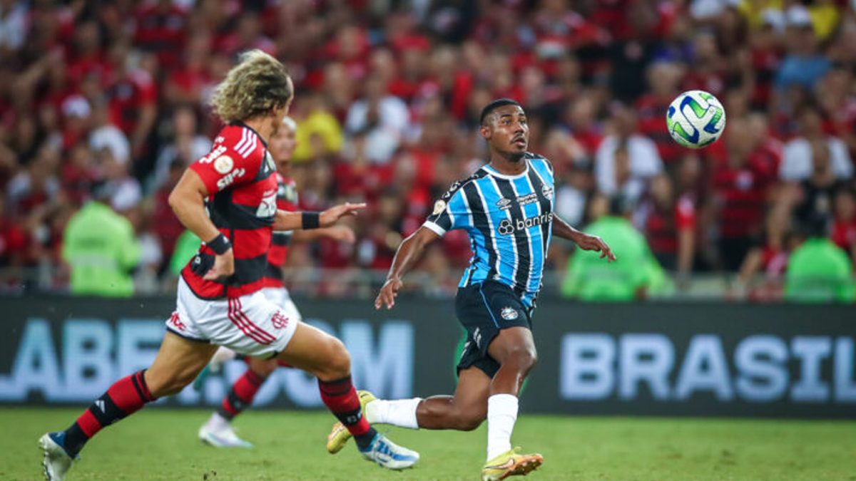 Comparação entre Flamengo e Grêmio antes do jogo no Brasileirão.