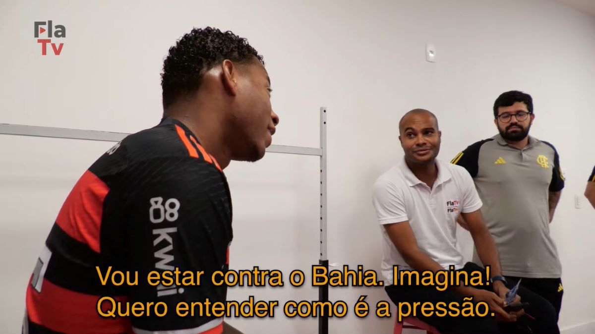 Plata se assusta ao saber da torcida para jogos do Flamengo