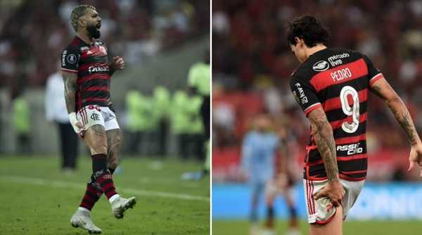 Lesões confirmadas em Pedro e Gabigol do Flamengo, com previsão de retorno apenas em setembro.