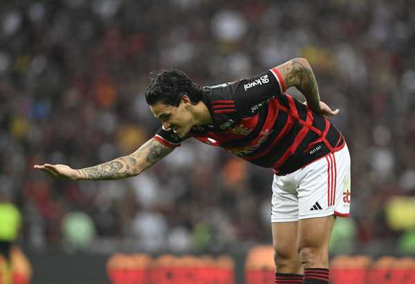 Pedro, atacante do Flamengo, se destaca como artilheiro de 2024 ao marcar quase 70% dos gols no último ano.