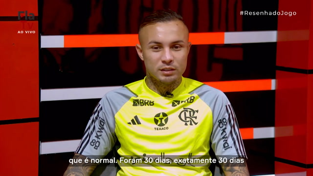 Cebolinha comenta sobre sua condição física e momento mais desafiador do ano para o Flamengo