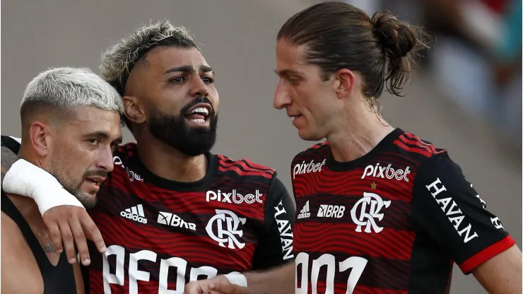 - Filipe Luís, Gabi e Arrascaeta