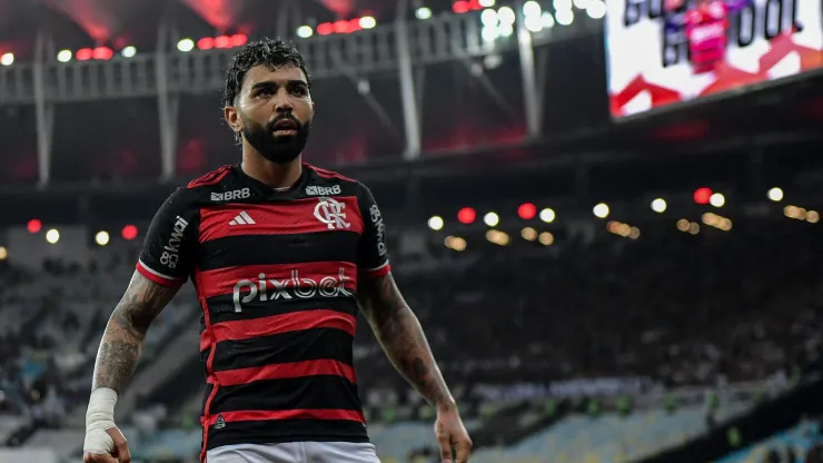 Gabigol ficou insatisfeito com sua substituição no Flamengo.