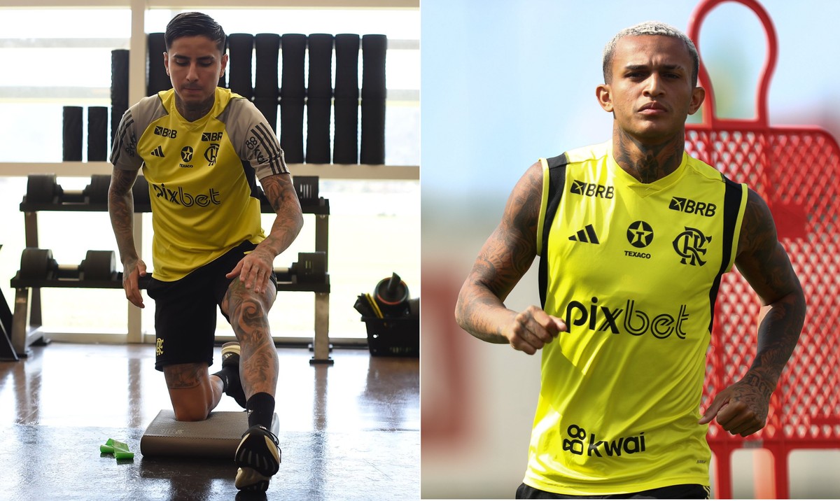 Pulgar e Wesley não estarão disponíveis para o Flamengo no jogo contra o Vitória