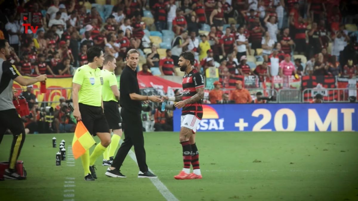 Gabigol revela alteração na relação com Filipe Luís