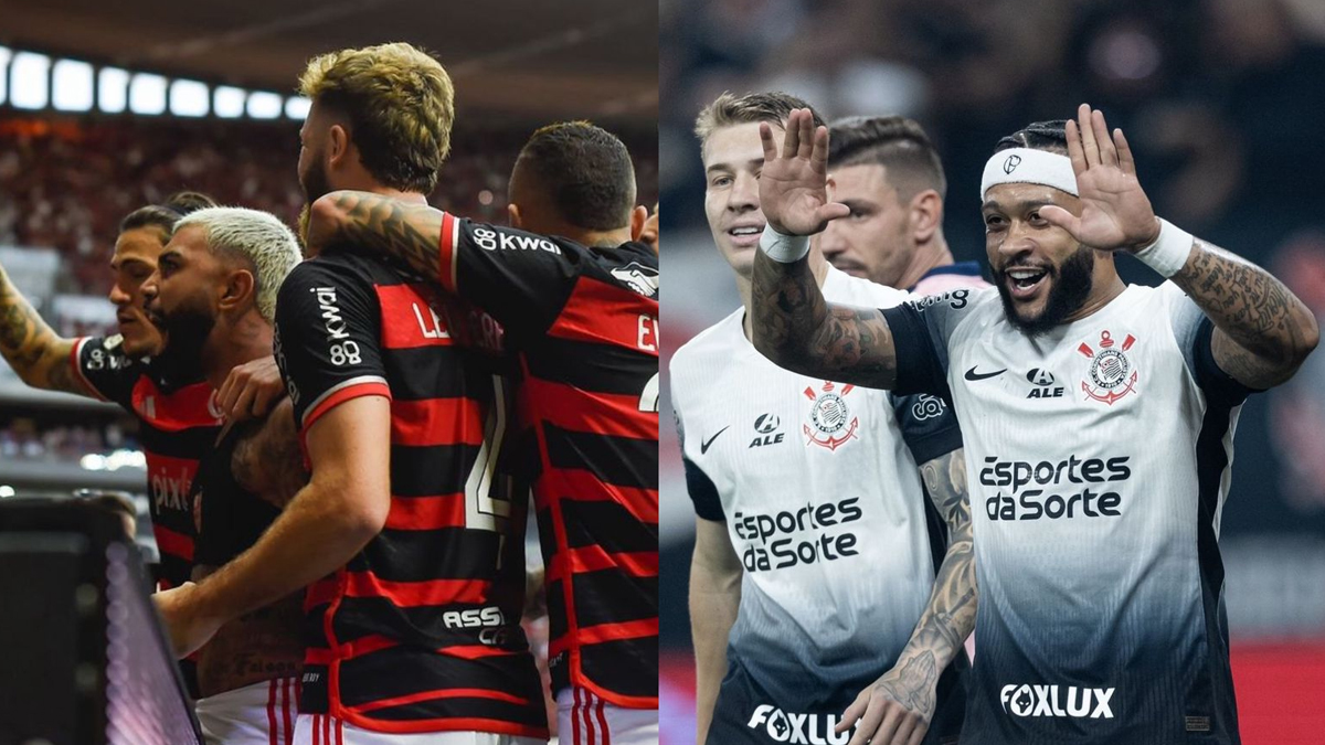 Confira os números de Flamengo e Corinthians antes da Copa do Brasil