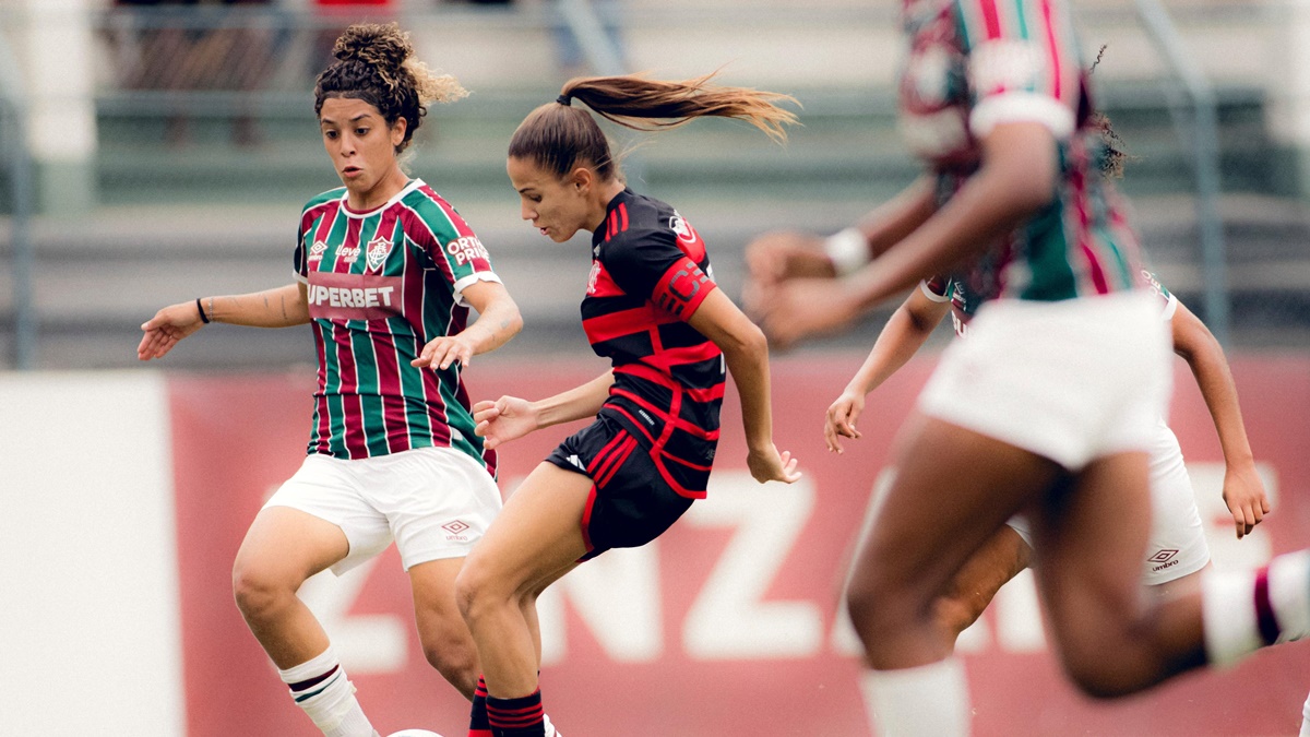 Flamengo abre placar, mas empata com Fluminense na primeira final do Carioca Sub-20 Feminino.