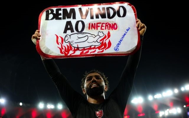 Torcedores do Flamengo provocam o Atlético-MG antes da Copa do Brasil