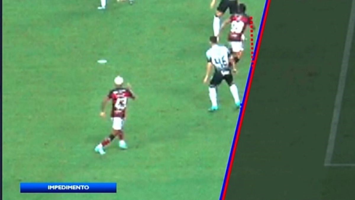 CBF divulga áudio do VAR no gol anulado de Gabigol.