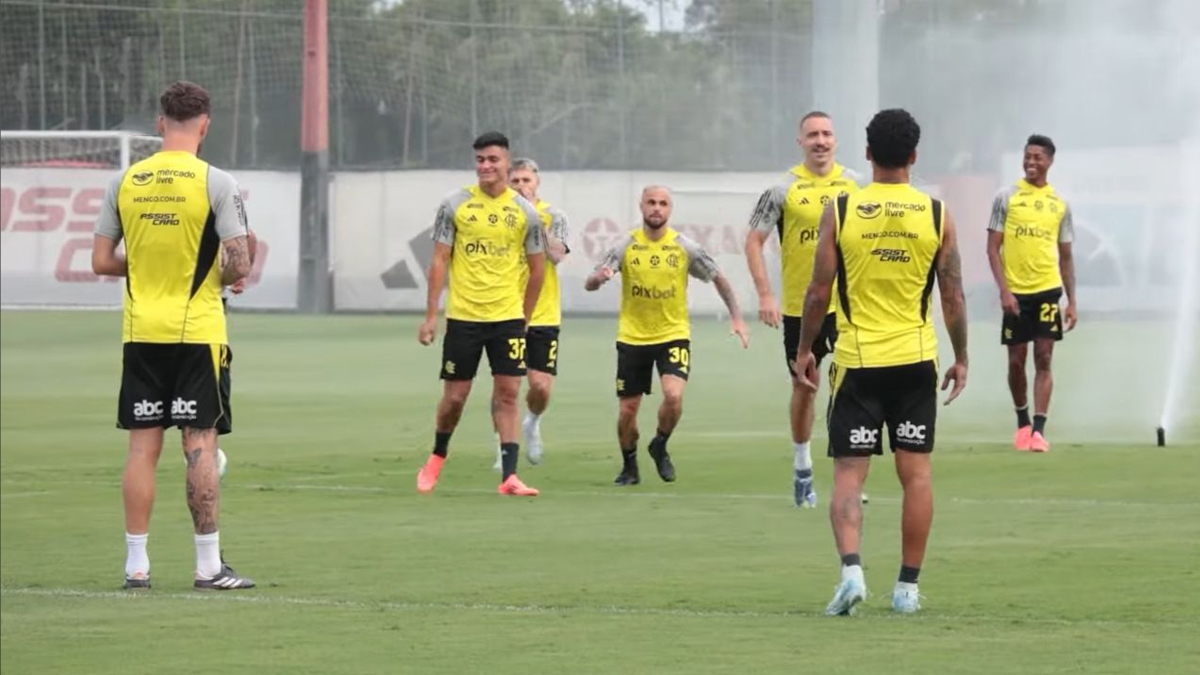 Confira a preparação do Flamengo para o jogo contra o Juventude