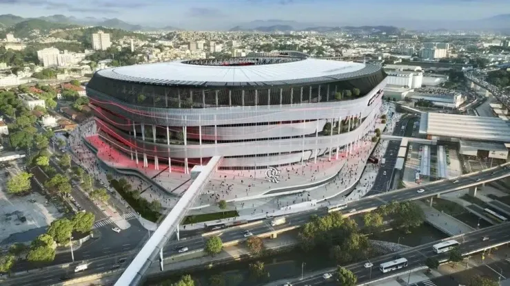 Flamengo planeja investir R$ 2 bilhões em novo estádio.