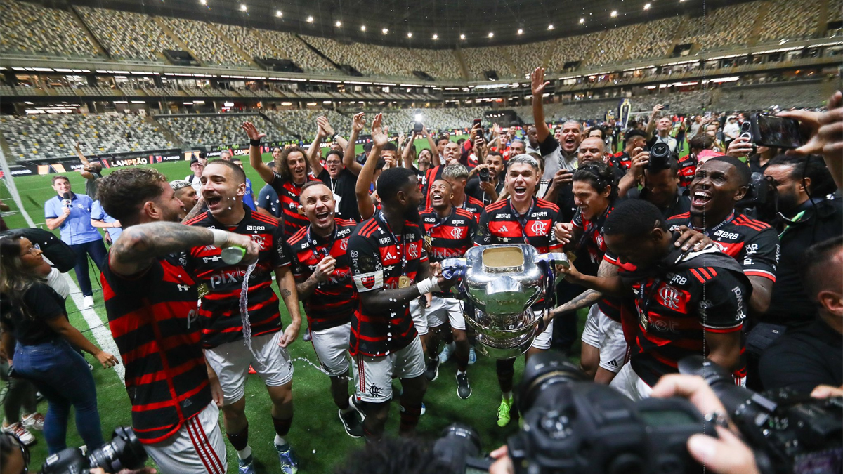 Por trás das câmeras do confronto entre Atlético-MG e Flamengo