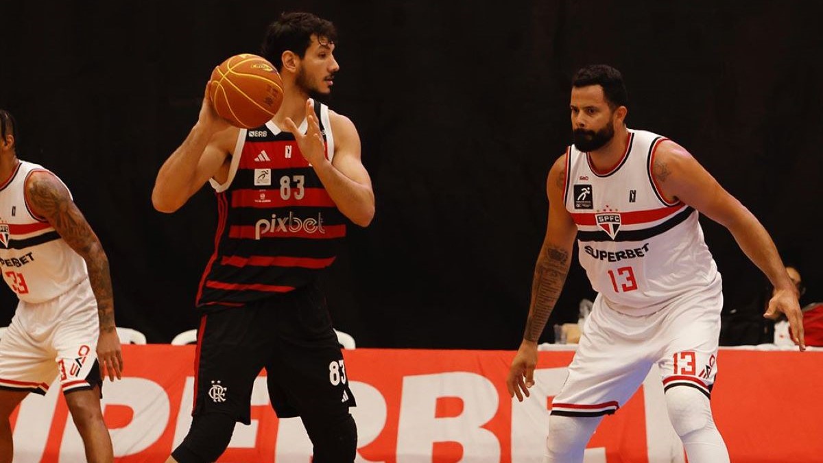 Flamengo vacila contra o São Paulo e perde a liderança do NBB