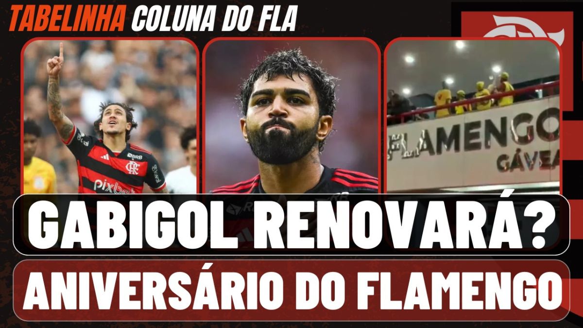 Acompanhe as principais notícias do Flamengo na transmissão ao vivo da Coluna do Fla