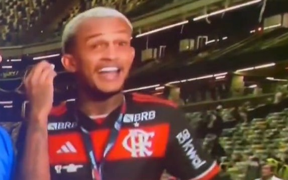 Wesley tem uma reação surpreendente ao descobrir a saída de Gabigol do Flamengo; assista ao vídeo