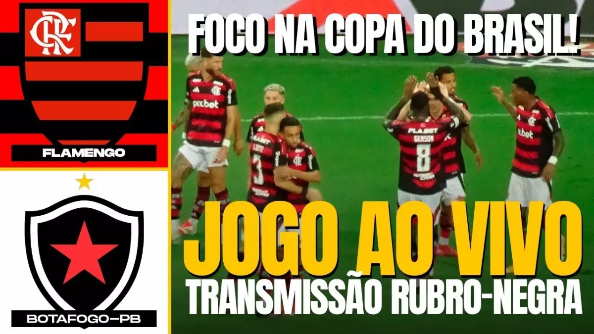 Flamengo encara o Botafogo-PB nesta quarta-feira (21), pela Copa do Brasil