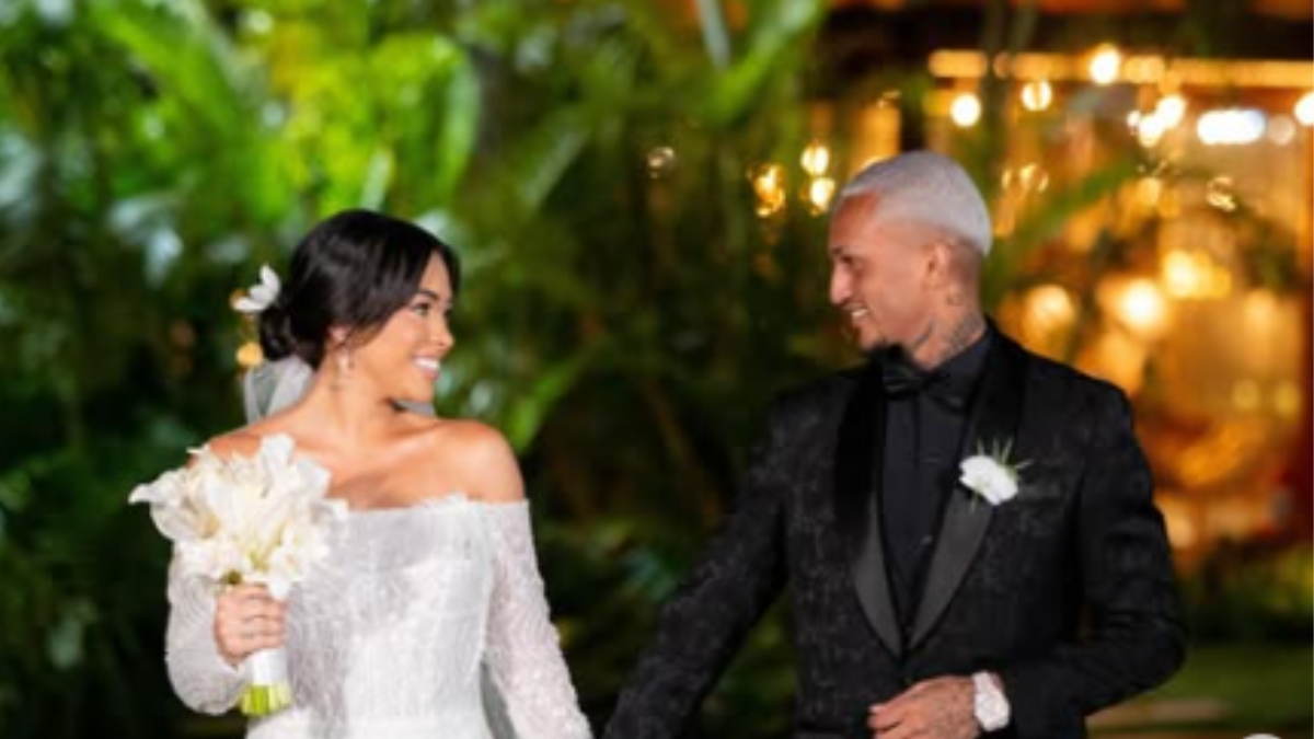 Wesley casou com a influencer Amanda Martins na última segunda-feira (19)