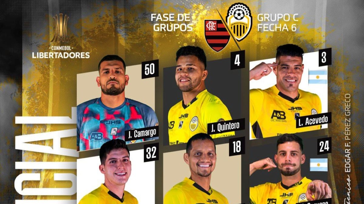 Flamengo x Deportivo Táchira (VEN) acontece a partir das 21h30 (horário de Brasília) desta quarta-feira (28), no Maracanã