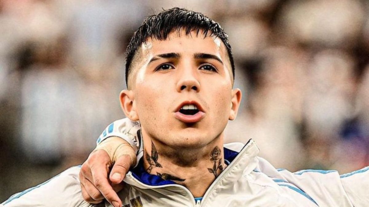 Enzo Fernández, do Chelsea (ING), irá encarar o Flamengo no Mundial de Clubes