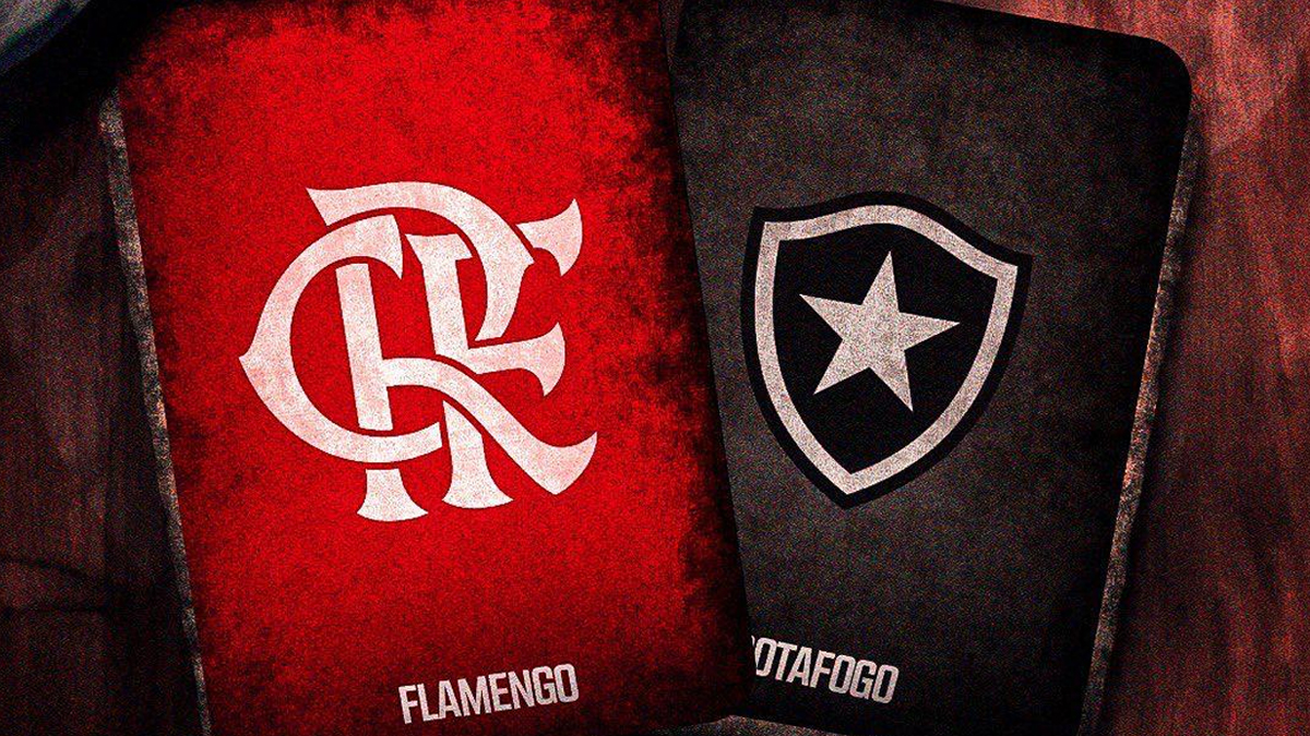 Flamengo tem 71,1% de aproveitamento na temporada 2025, contra 42,8% do Botafogo